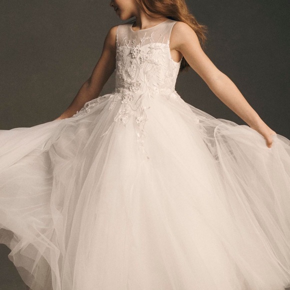 Anthropologie Other - Princess Daliana Illuminated 3D Flower Girl Dress